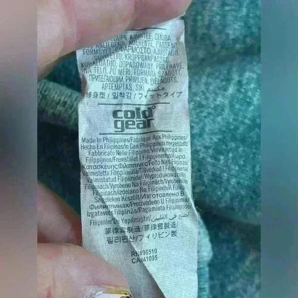 Under Armour Women's Wintersweet Full Zip Fleece Jacket Hoodie Green Sz Medium - Picture 11 of 11